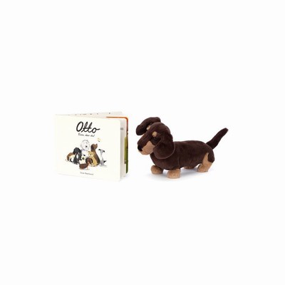 Jellycat Otto Klein, Aber Oho Buch and Otto Sausage Perro Medium | LHVR-25769